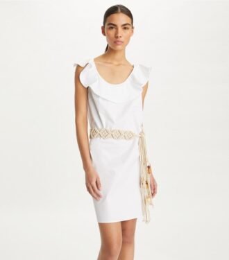 Robe à volants en coton Robe à volants en coton