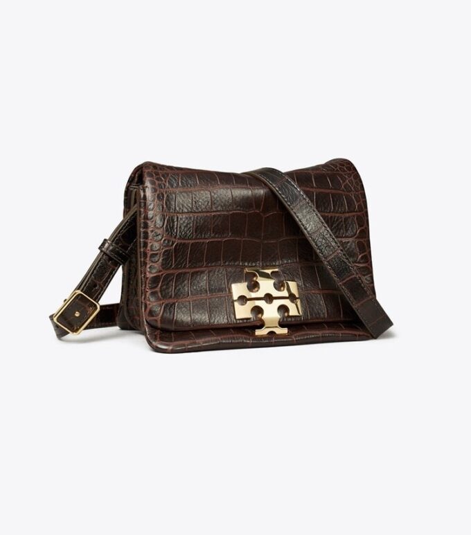 Sac à bandoulière Charlie à motif croco Sac à bandoulière Charlie à motif croco