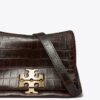 Sac à bandoulière Charlie à motif croco Sac à bandoulière Charlie à motif croco