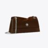Sac à bandoulière en daim Kira Turnlock Sac à bandoulière en daim Kira Turnlock