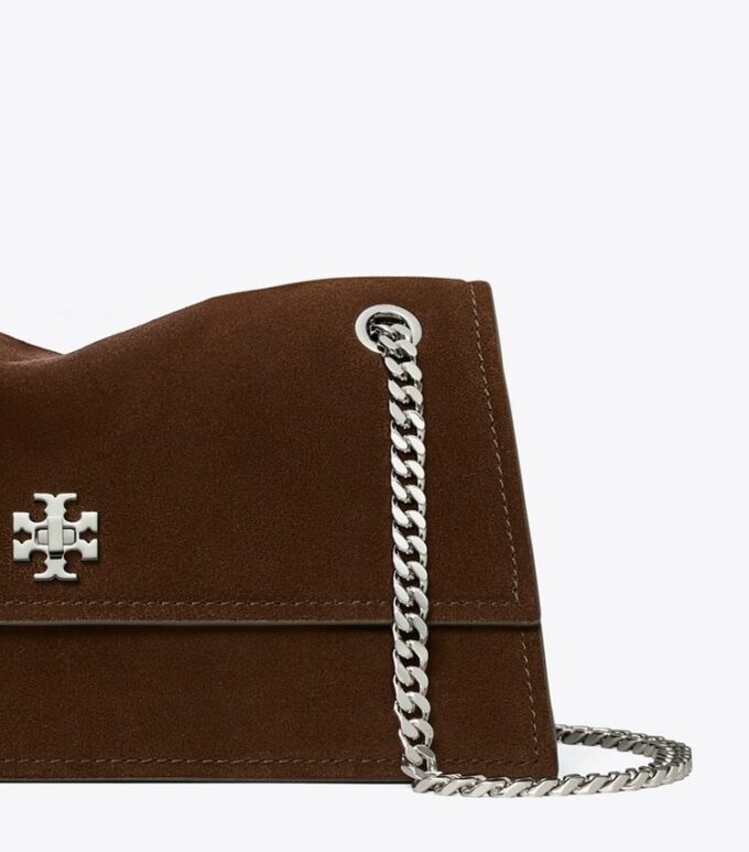 Sac à bandoulière en daim Kira Turnlock Sac à bandoulière en daim Kira Turnlock