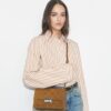 Sac à bandoulière en daim T Monogram Sac à bandoulière en daim T Monogram