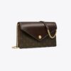 Sac à bandoulière enveloppe en toile enduite T Monogram