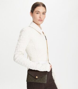 Sac à bandoulière enveloppe en toile enduite T Monogram