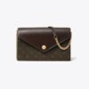 Sac à bandoulière enveloppe en toile enduite T Monogram