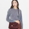 Sac à bandoulière grainé Lee Radziwill Sac à bandoulière grainé Lee Radziwill