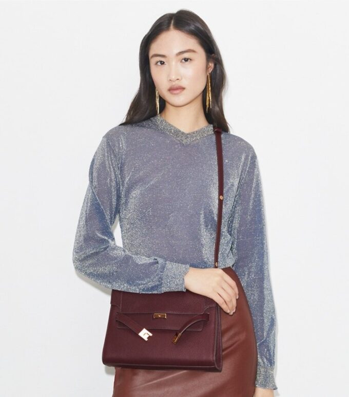 Sac à bandoulière grainé Lee Radziwill Sac à bandoulière grainé Lee Radziwill