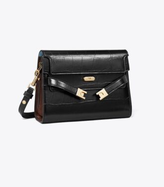 Sac à bandoulière Lee Radziwill à motif croco