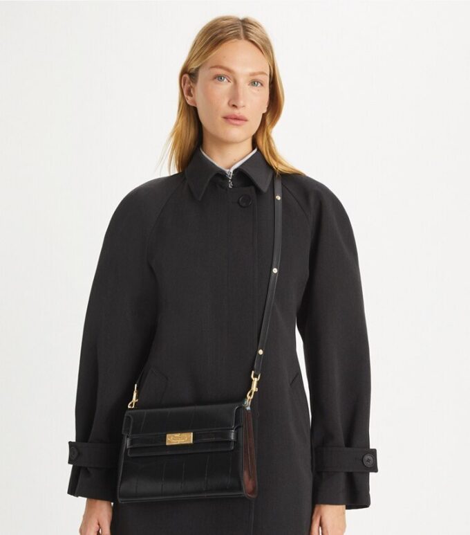 Sac à bandoulière Lee Radziwill à motif croco Sac à bandoulière Lee Radziwill à motif croco