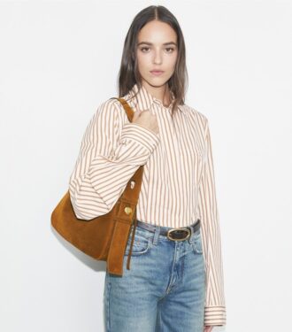 Sac à bandoulière Romy en daim