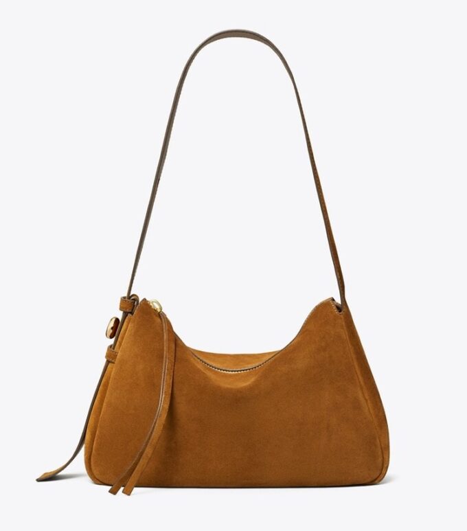 Sac à bandoulière Romy en daim Sac à bandoulière Romy en daim