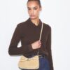 Sac à bandoulière Romy en daim avec fermeture à glissière Sac à bandoulière Romy en daim avec fermeture à glissière