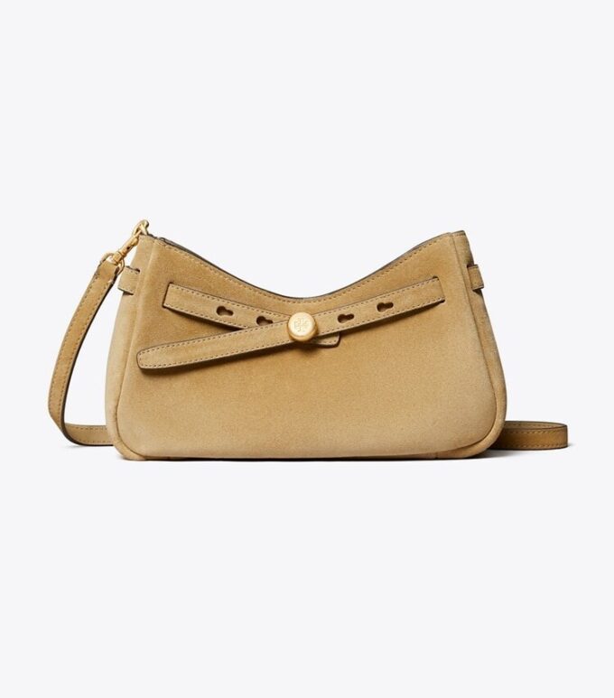 Sac à bandoulière Romy en daim avec fermeture à glissière Sac à bandoulière Romy en daim avec fermeture à glissière