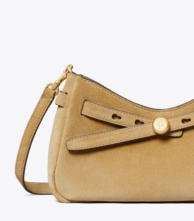 Sac à bandoulière Romy en daim avec fermeture à glissière Sac à bandoulière Romy en daim avec fermeture à glissière