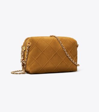 Sac à bandoulière souple en daim Fleming