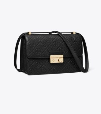 Sac à bandoulière T Monogram Pebbled