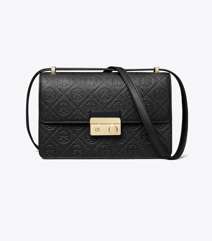 Sac à bandoulière T Monogram Pebbled Sac à bandoulière T Monogram Pebbled