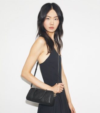 Sac barillet T Monogram Pebbled Petite