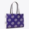 Sac cabas contrasté avec T Monogram en relief Sac cabas contrasté avec T Monogram en relief
