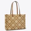 Sac cabas contrasté avec T Monogram en relief Sac cabas contrasté avec T Monogram en relief