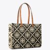 Sac cabas contrasté avec T Monogram en relief Sac cabas contrasté avec T Monogram en relief