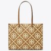 Sac cabas contrasté avec T Monogram en relief Sac cabas contrasté avec T Monogram en relief