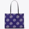 Sac cabas contrasté avec T Monogram en relief Sac cabas contrasté avec T Monogram en relief
