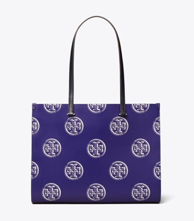 Sac cabas contrasté avec T Monogram en relief Sac cabas contrasté avec T Monogram en relief