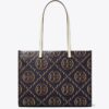 Sac cabas contrasté avec T Monogram en relief Sac cabas contrasté avec T Monogram en relief