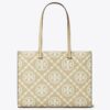 Sac cabas contrasté avec T Monogram en relief Sac cabas contrasté avec T Monogram en relief