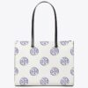 Sac cabas contrasté avec T Monogram en relief Sac cabas contrasté avec T Monogram en relief
