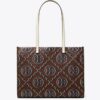 Sac cabas contrasté avec T Monogram en relief Sac cabas contrasté avec T Monogram en relief