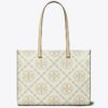 Sac cabas contrasté avec T Monogram en relief Sac cabas contrasté avec T Monogram en relief