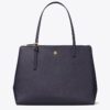 Sac cabas en cuir à double fermeture éclair Sac cabas en cuir à double fermeture éclair