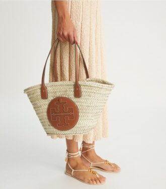 Sac cabas en paille Ella