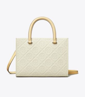 Sac cabas à poignées T Monogram Pebble