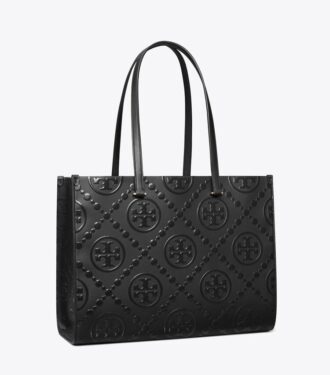 Sac cabas T Monogram embossé