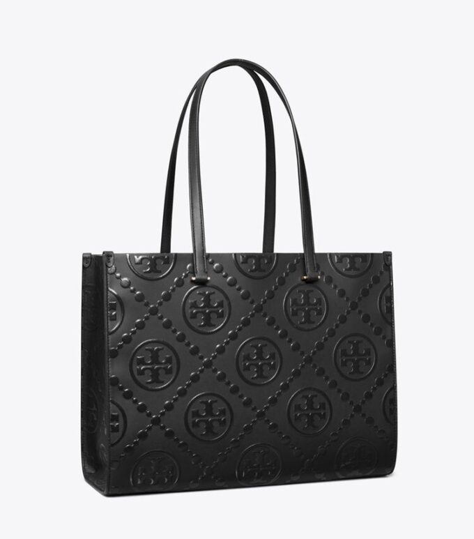 Sac cabas T Monogram embossé Sac cabas T Monogram embossé