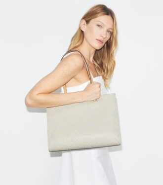 Sac cabas T Monogram grainé