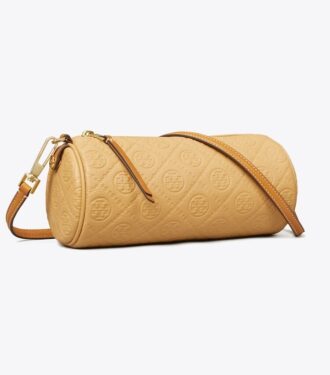 Sac cylindrique Monogram Pebbled T