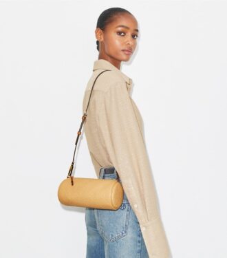 Sac cylindrique Monogram Pebbled T