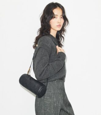 Sac cylindrique Monogram Pebbled T