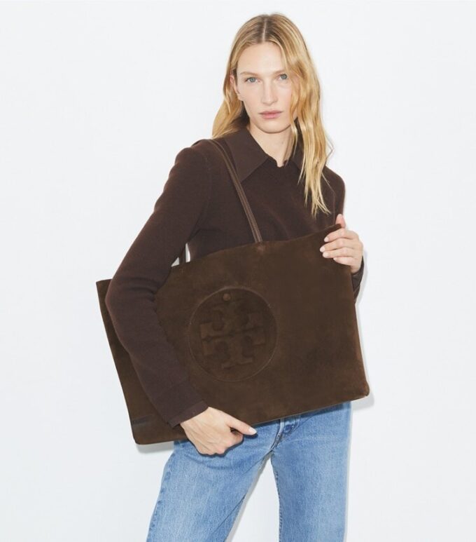 Sac fourre-tout Ella en daim Sac fourre-tout Ella en daim