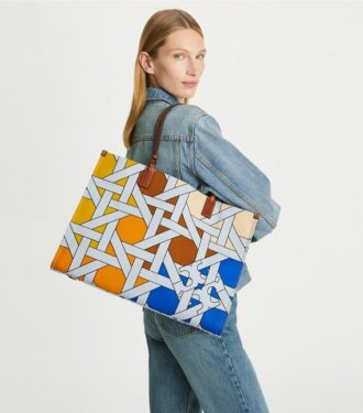 Sac fourre-tout Ella en toile tressée