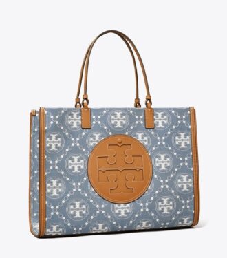 Sac fourre-tout Ella T Monogram en denim