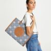Sac fourre-tout Ella T Monogram en denim Sac fourre-tout Ella T Monogram en denim