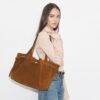 Sac fourre-tout Romy en daim Sac fourre-tout Romy en daim