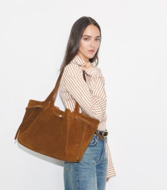Sac fourre-tout Romy en daim