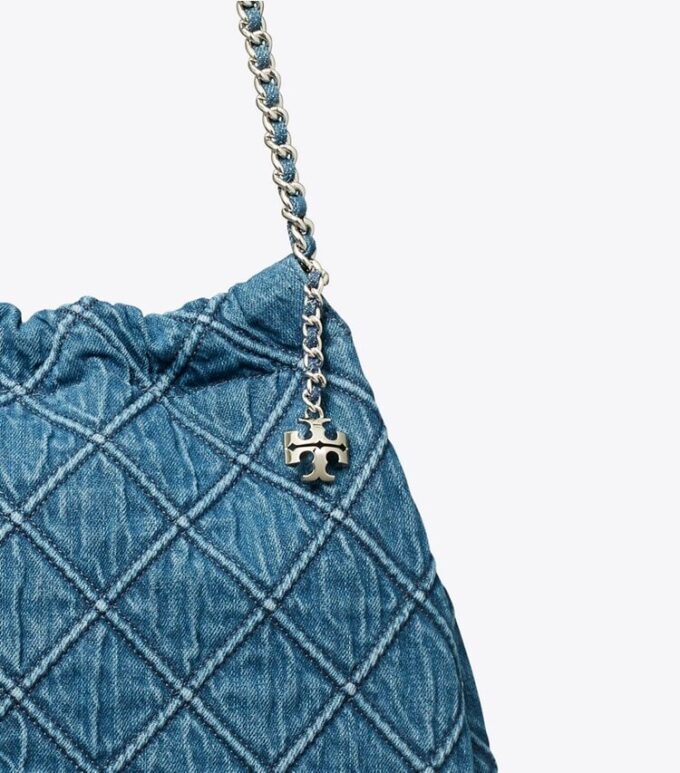 Sac hobo en denim souple Fleming