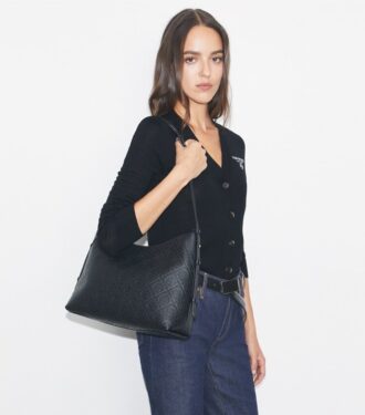 Sac messager T Monogram grainé